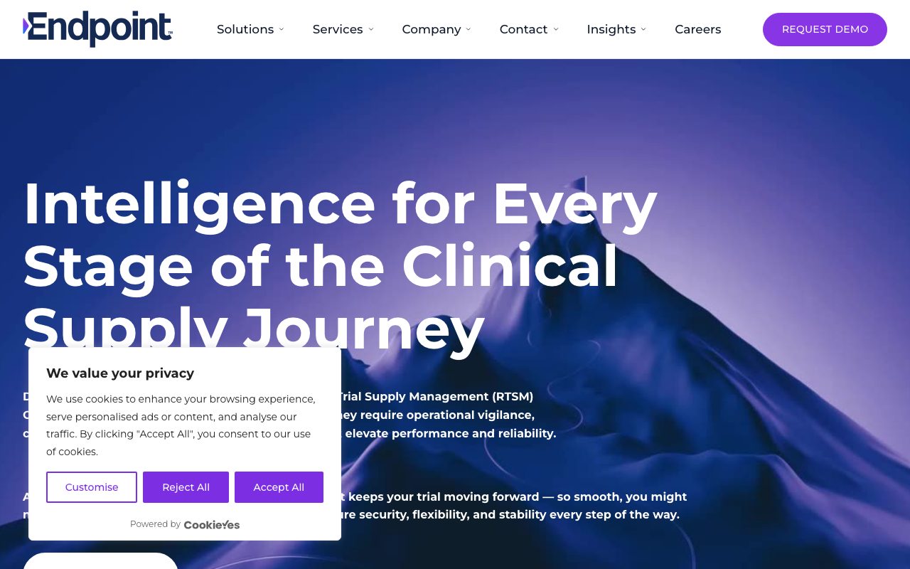 Endpoint Clinical website