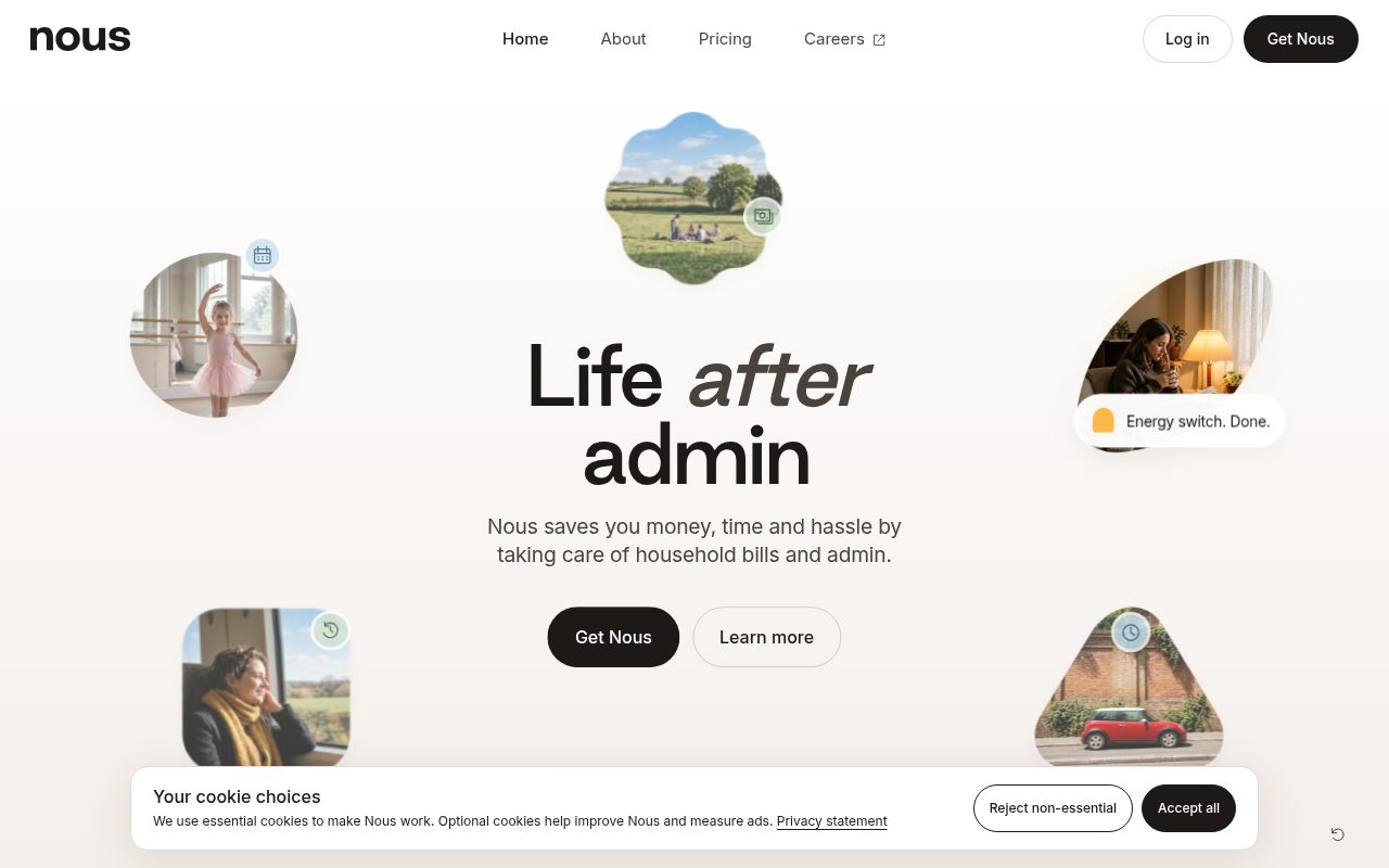 Nous website