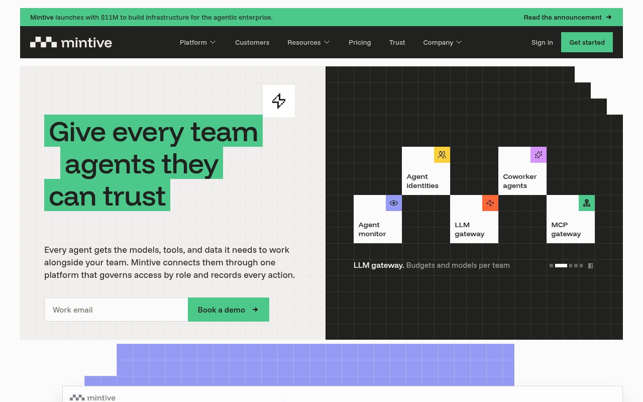 Mintive website