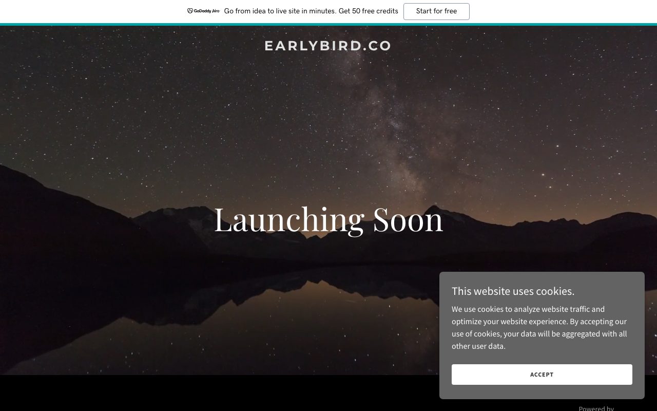 Earlybird website