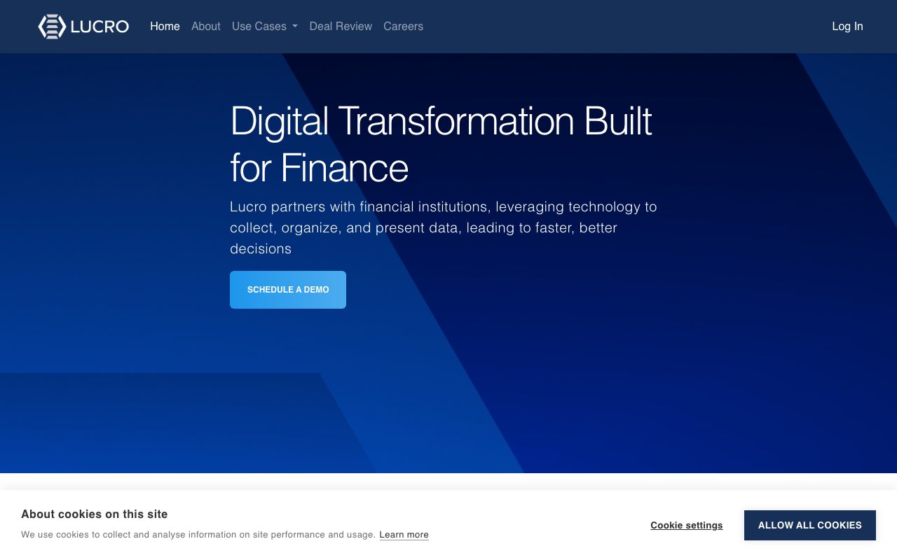 Lucro website