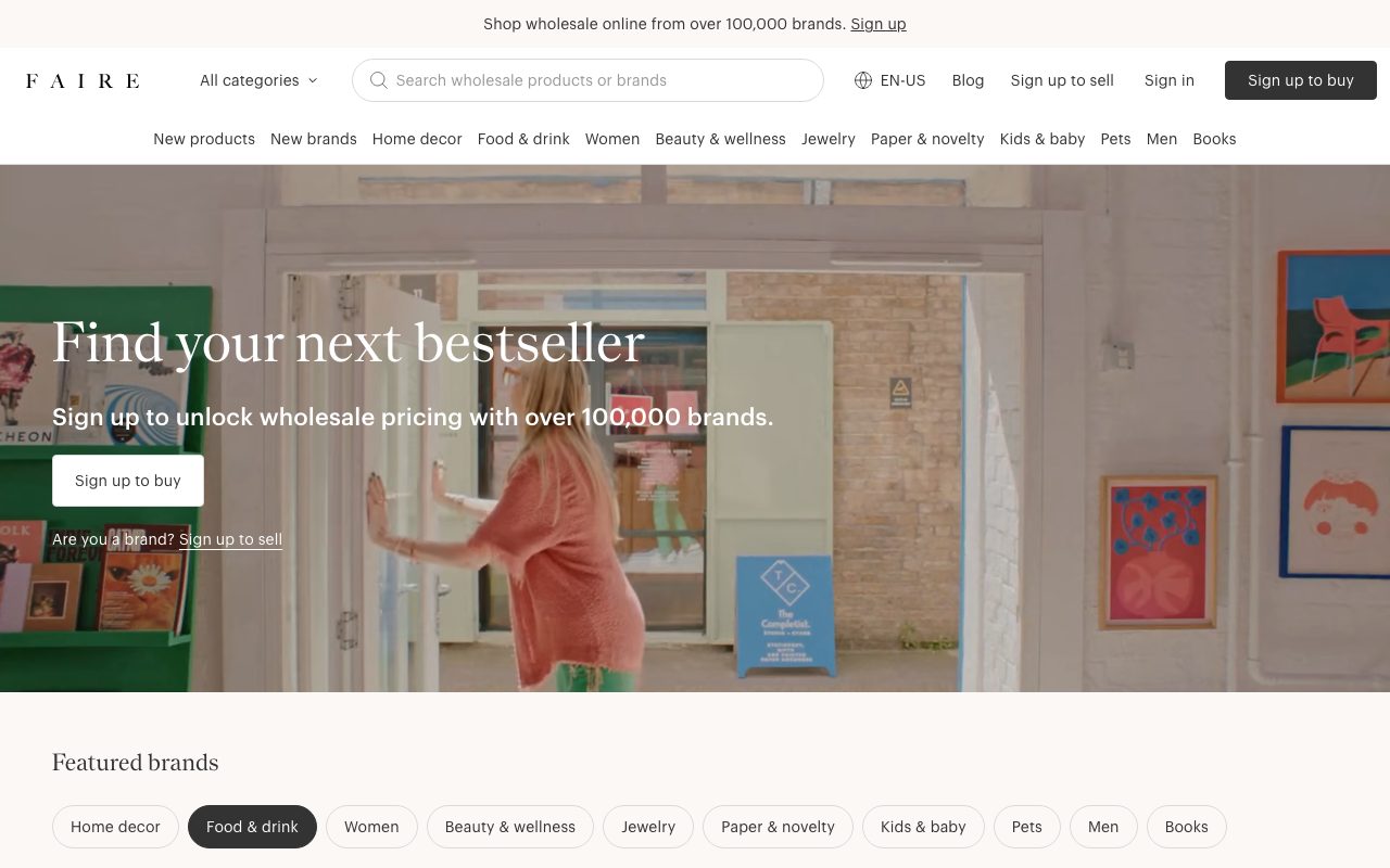Faire website