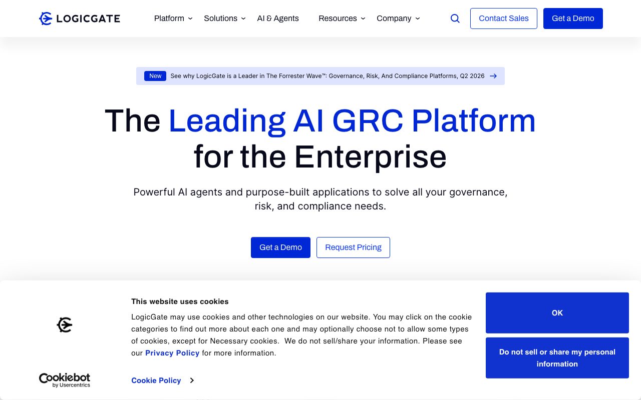 LogicGate website