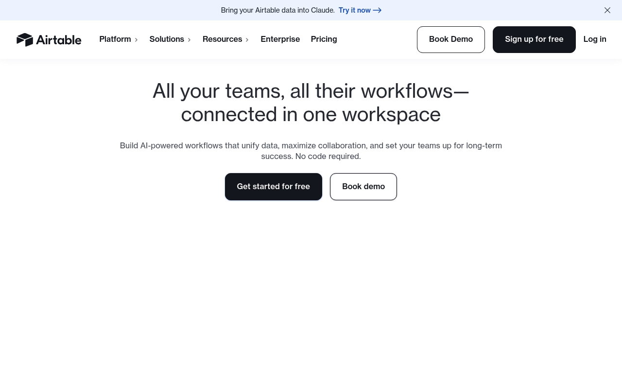 Airtable website
