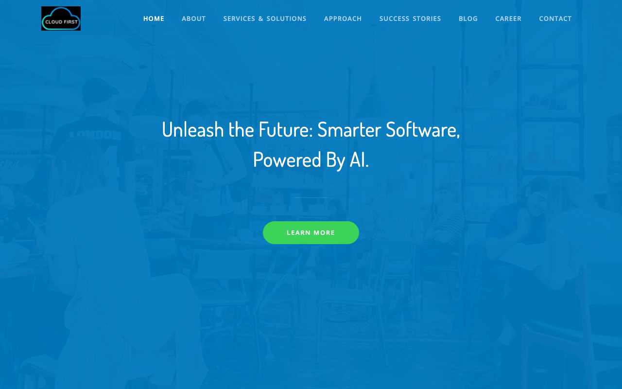 Cloud First website