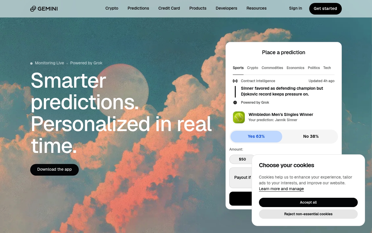 Gemini website