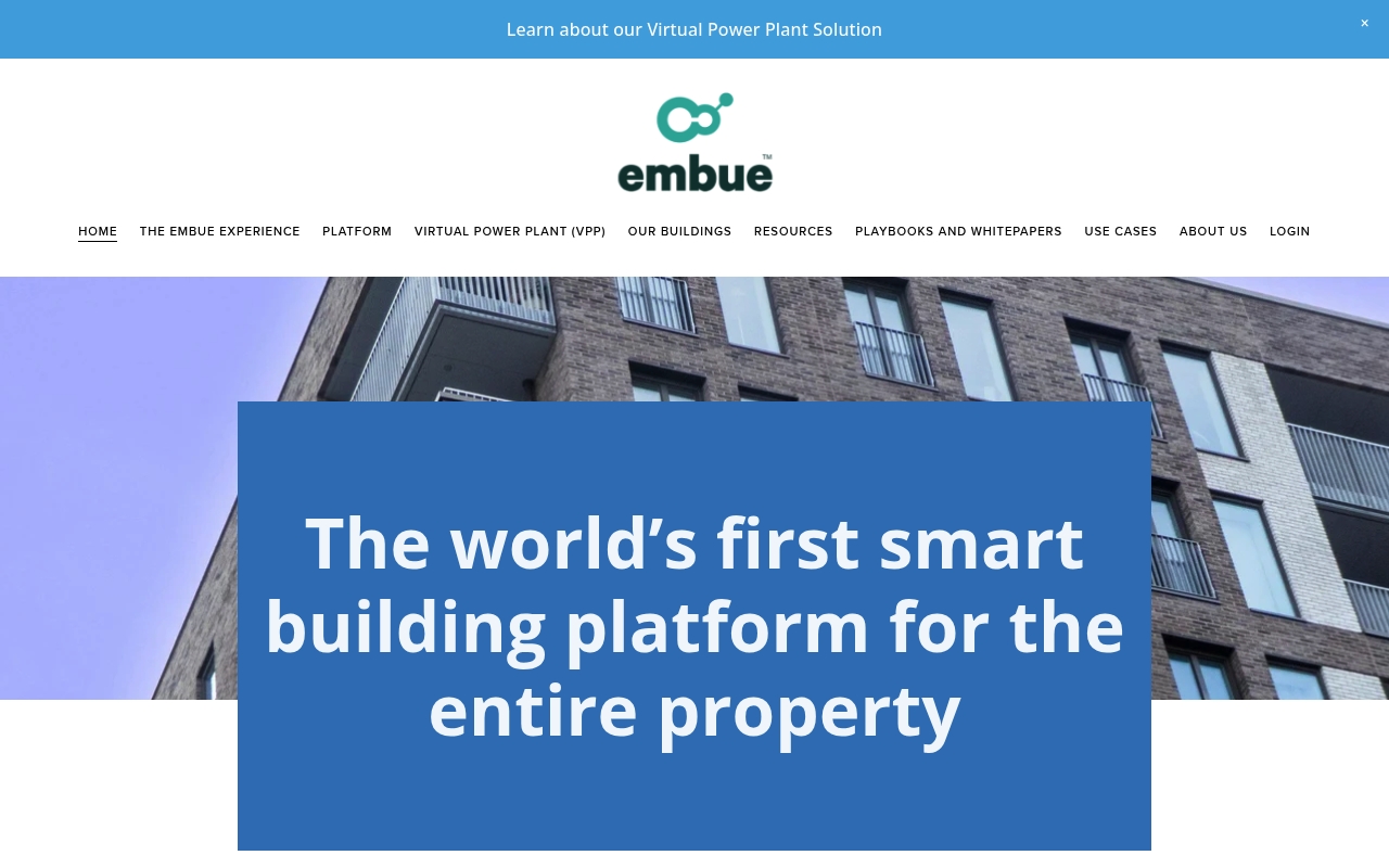 Embue website