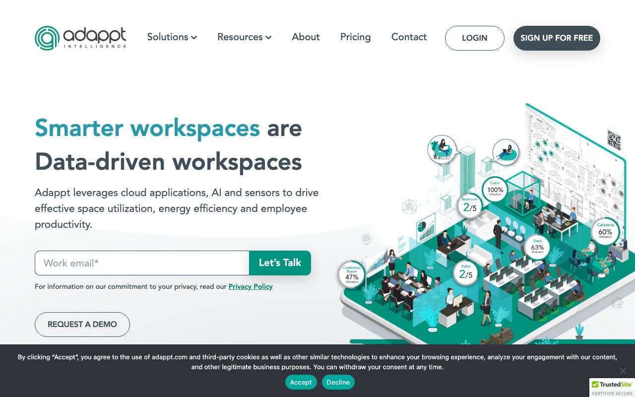 Adappt Intelligence Inc. website