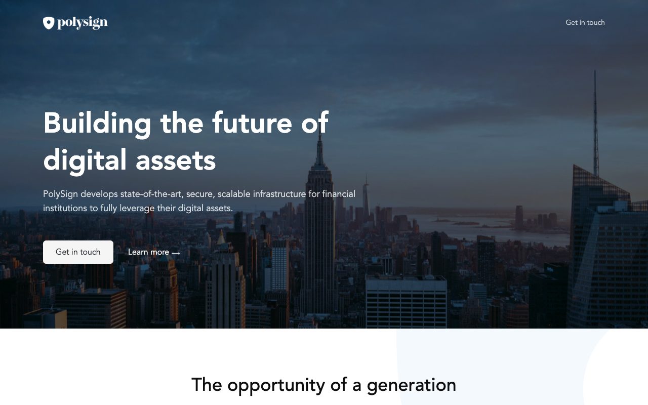 PolySign website