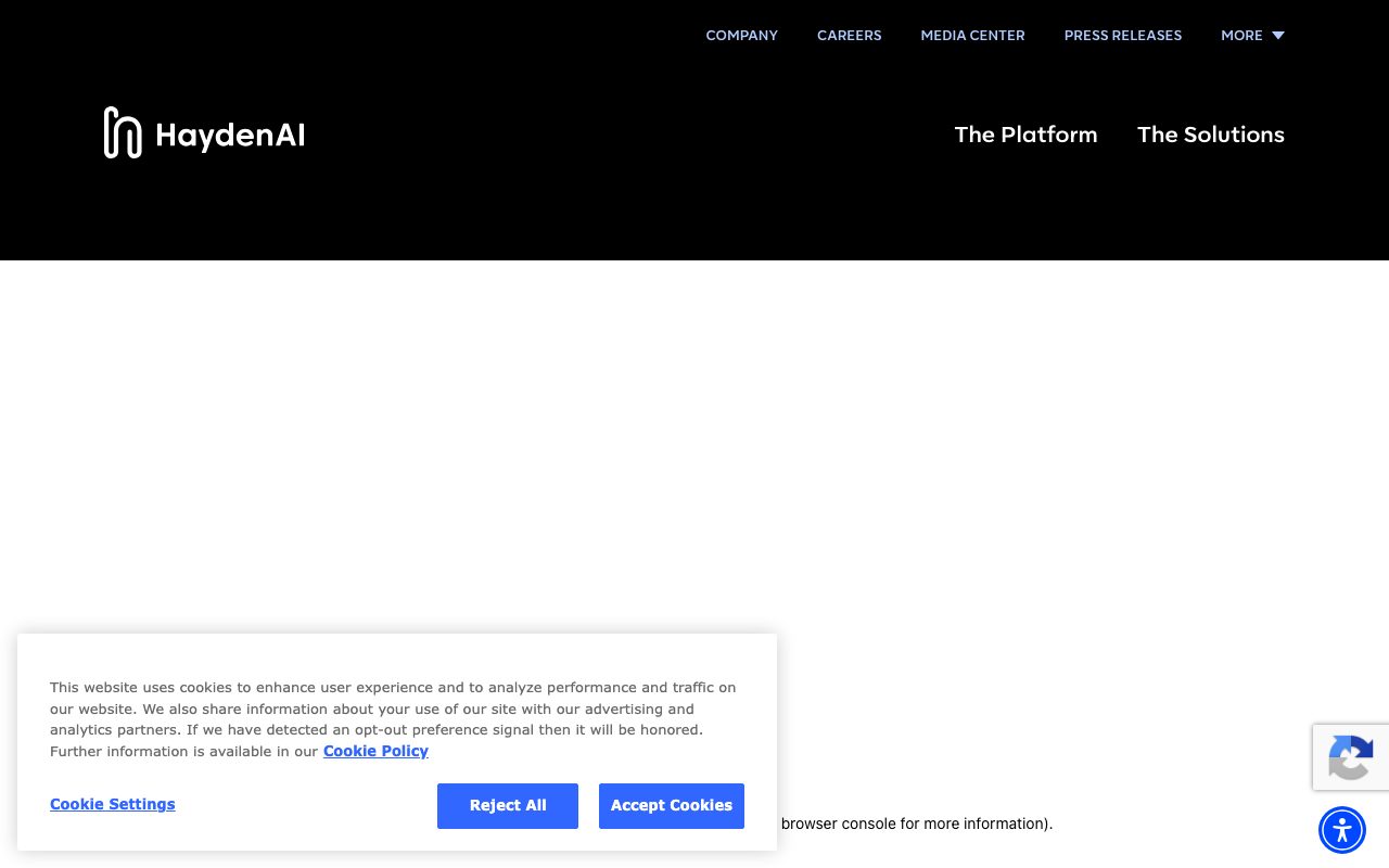 Hayden AI website
