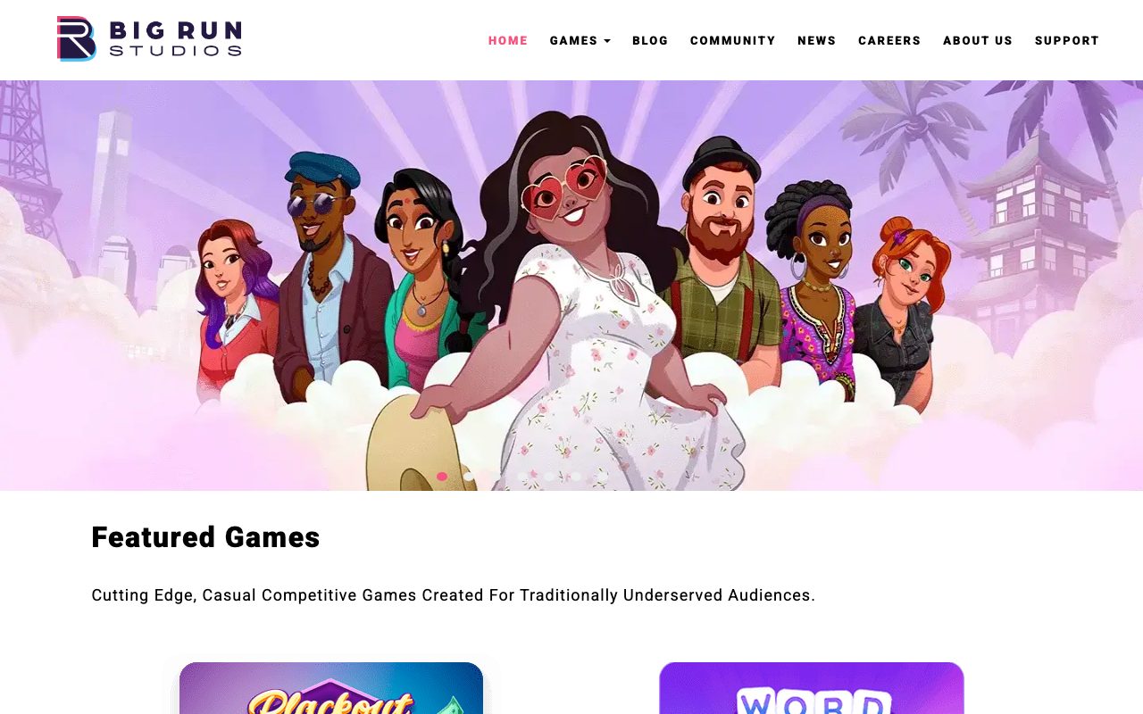 Big Run Studios website