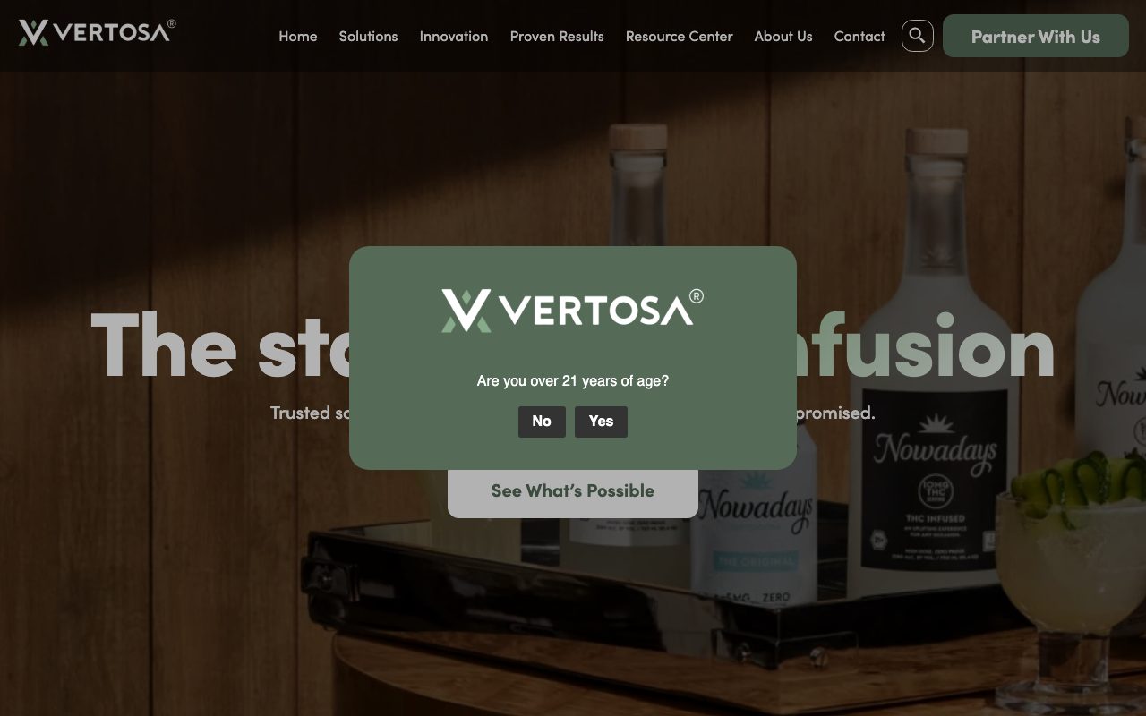 Vertosa website