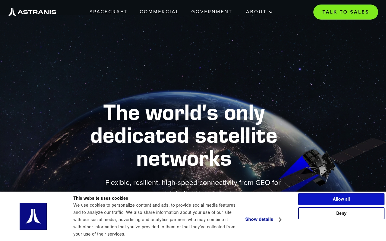 Astranis website