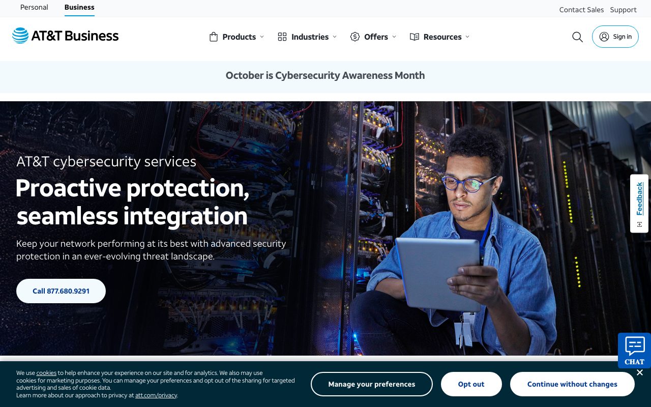 AlienVault website