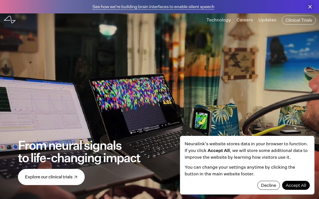 Neuralink website