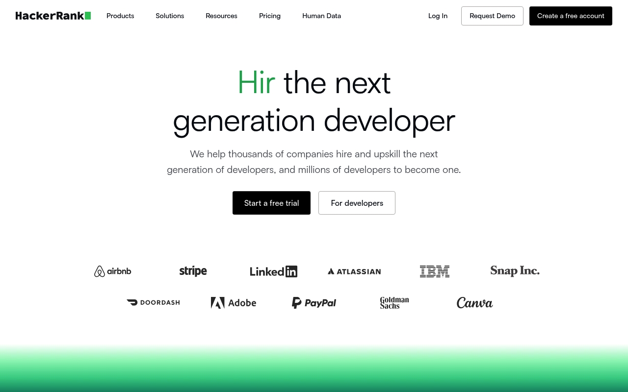 HackerRank website