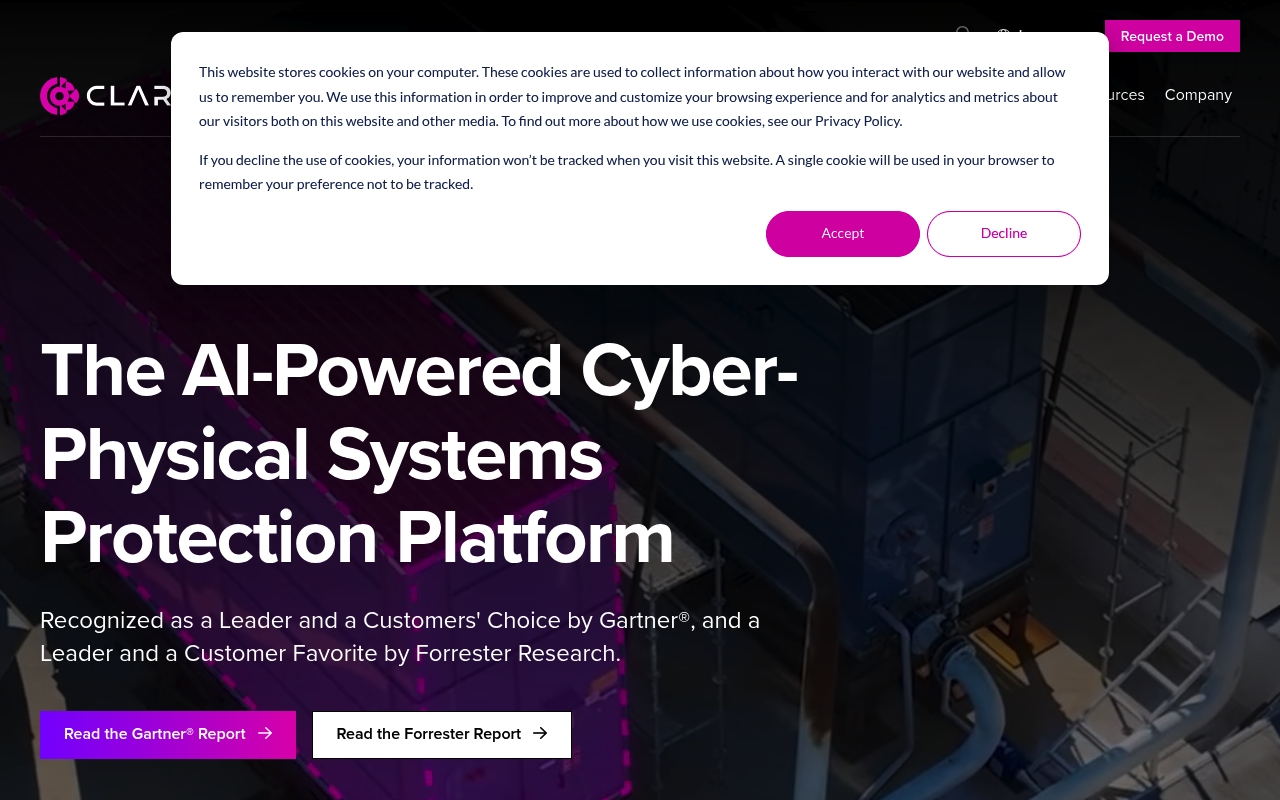 Claroty website