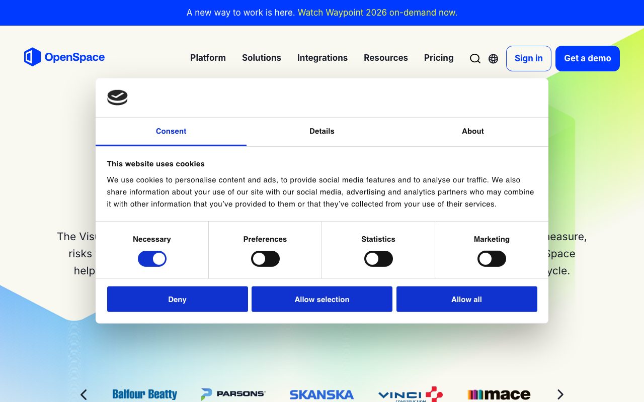 OpenSpace website