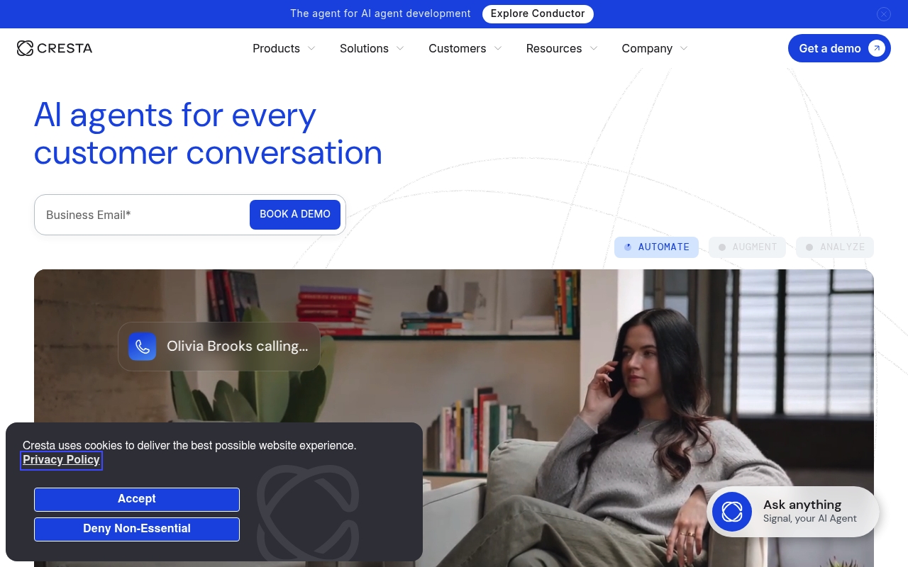 Cresta website