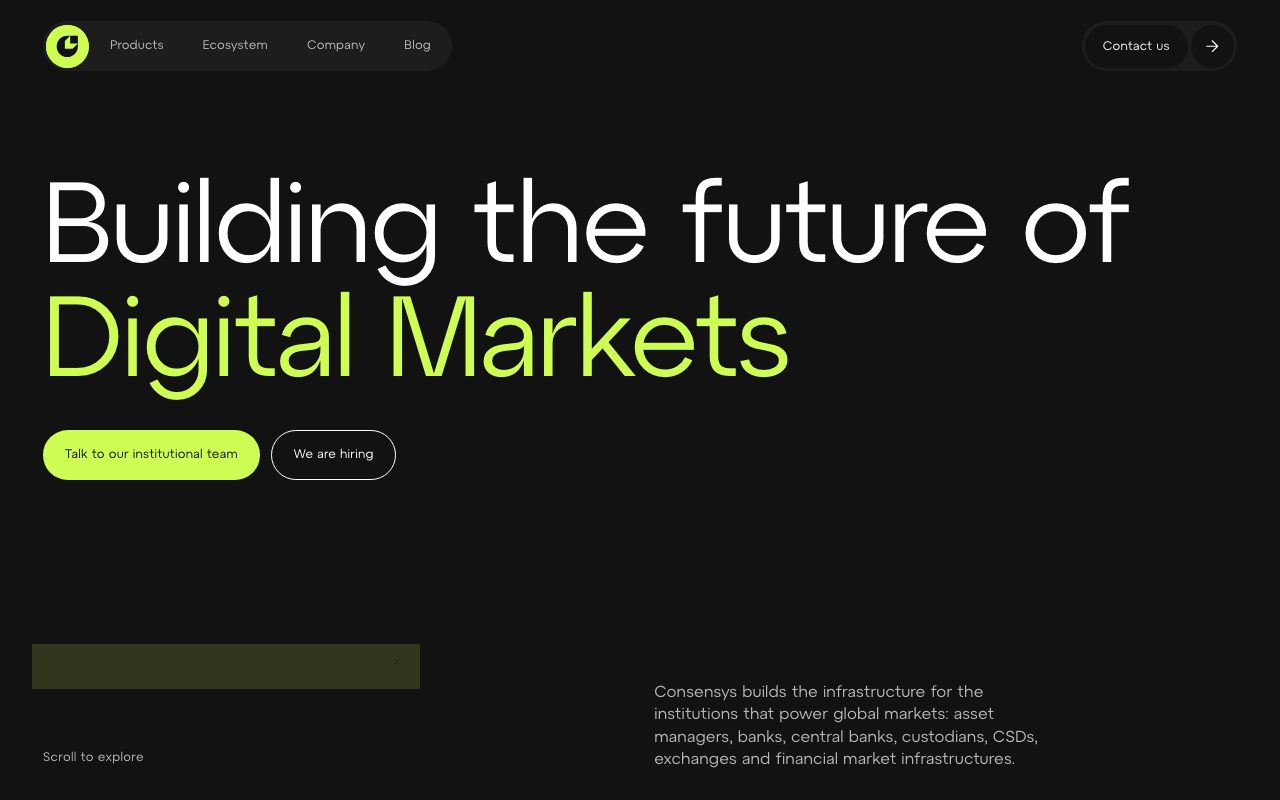 ConsenSys website