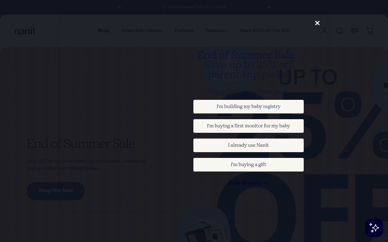 Nanit website