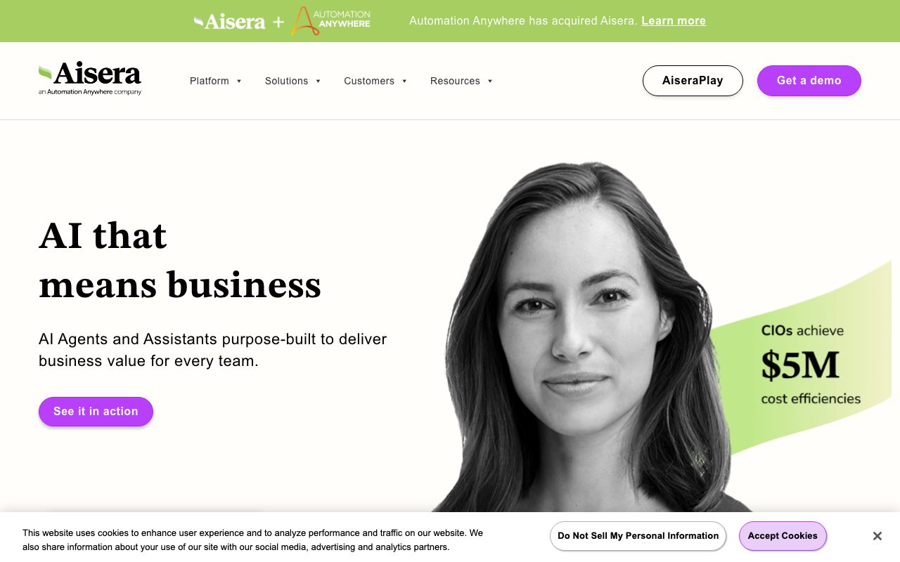 Aisera website