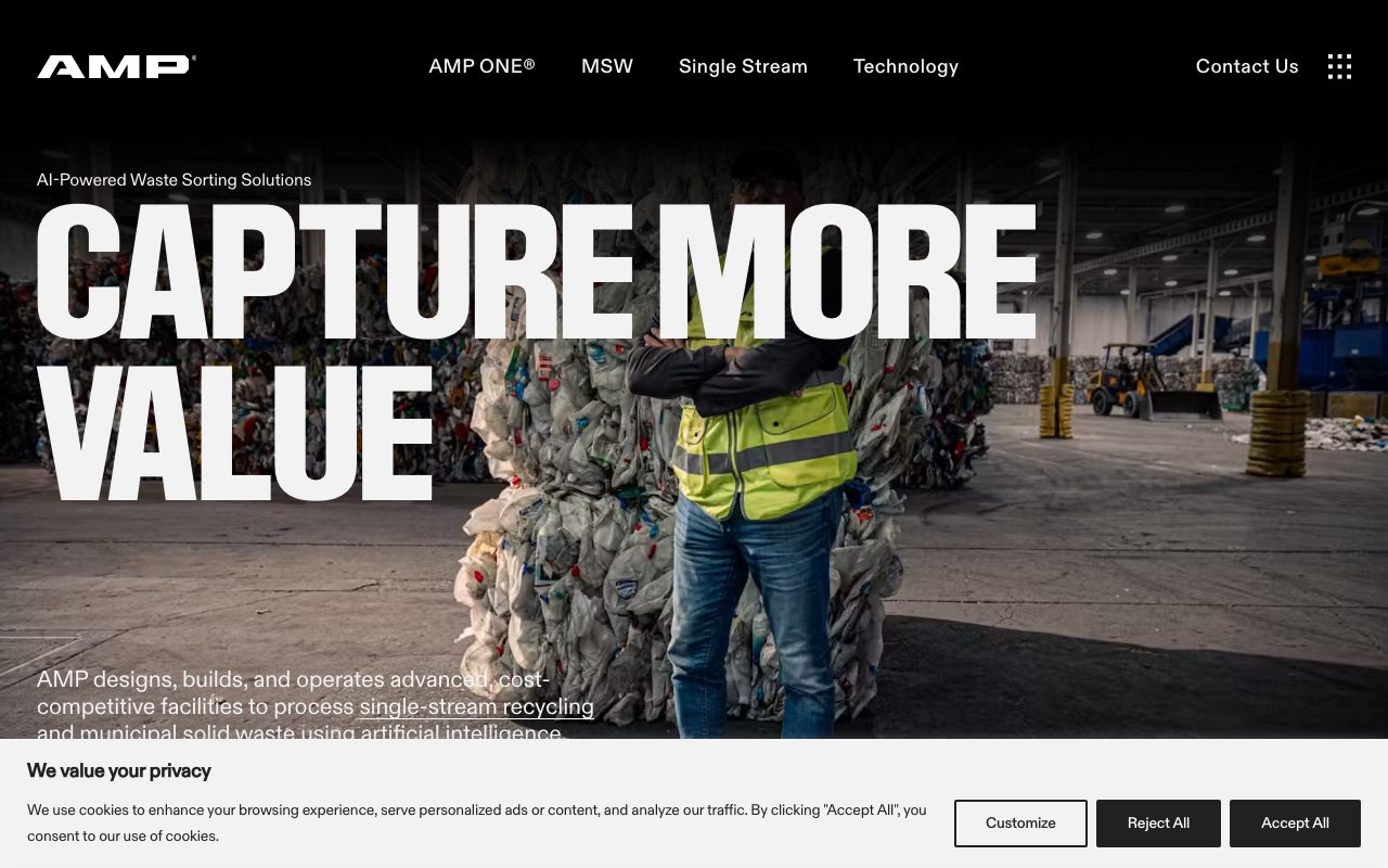 AMP Robotics website