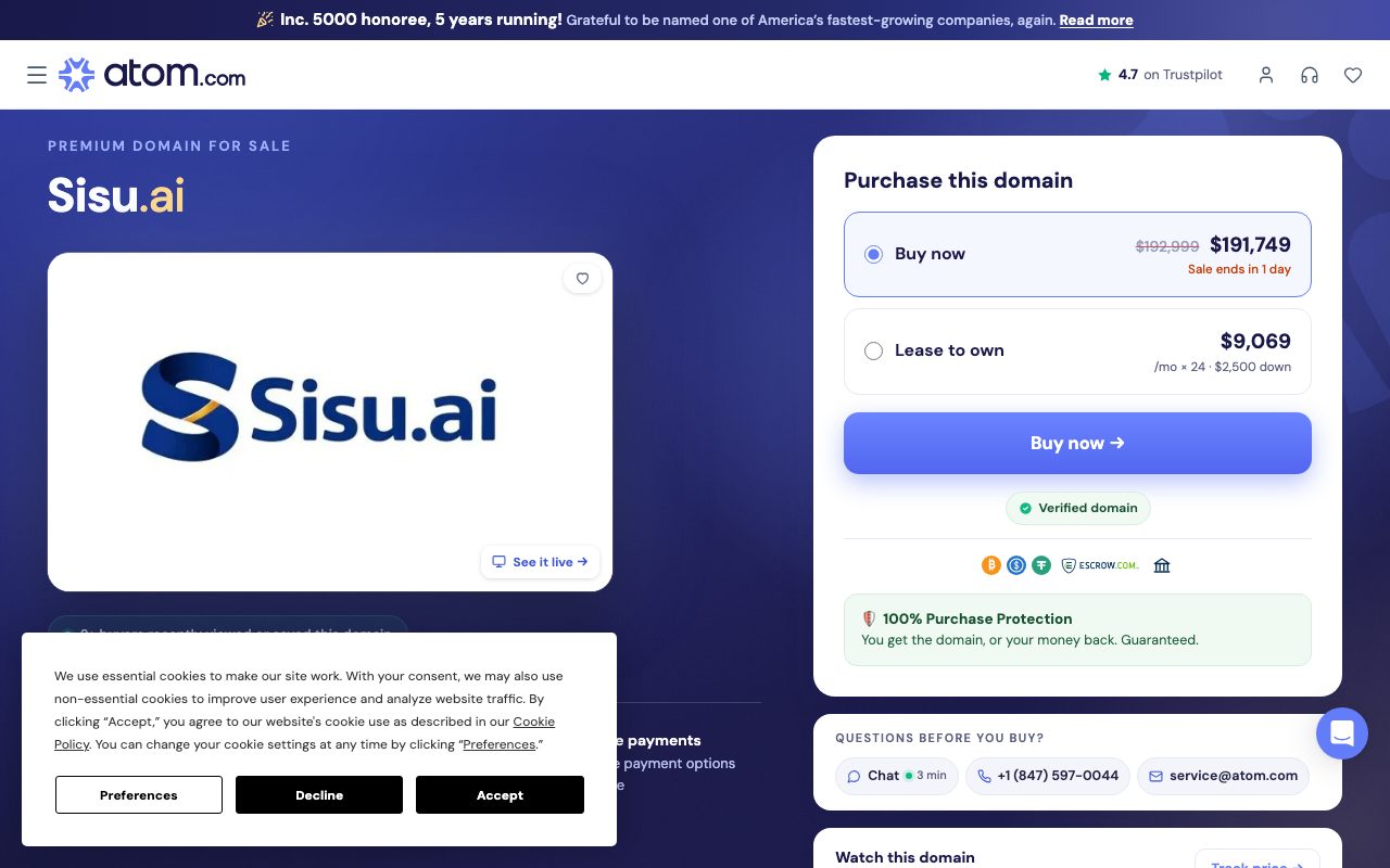 Sisu website