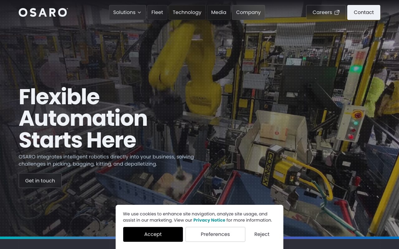Osaro Inc website