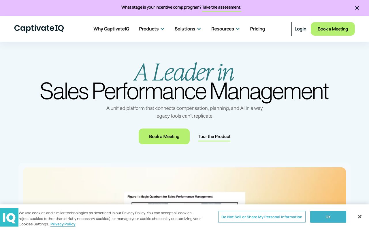 CaptivateIQ website