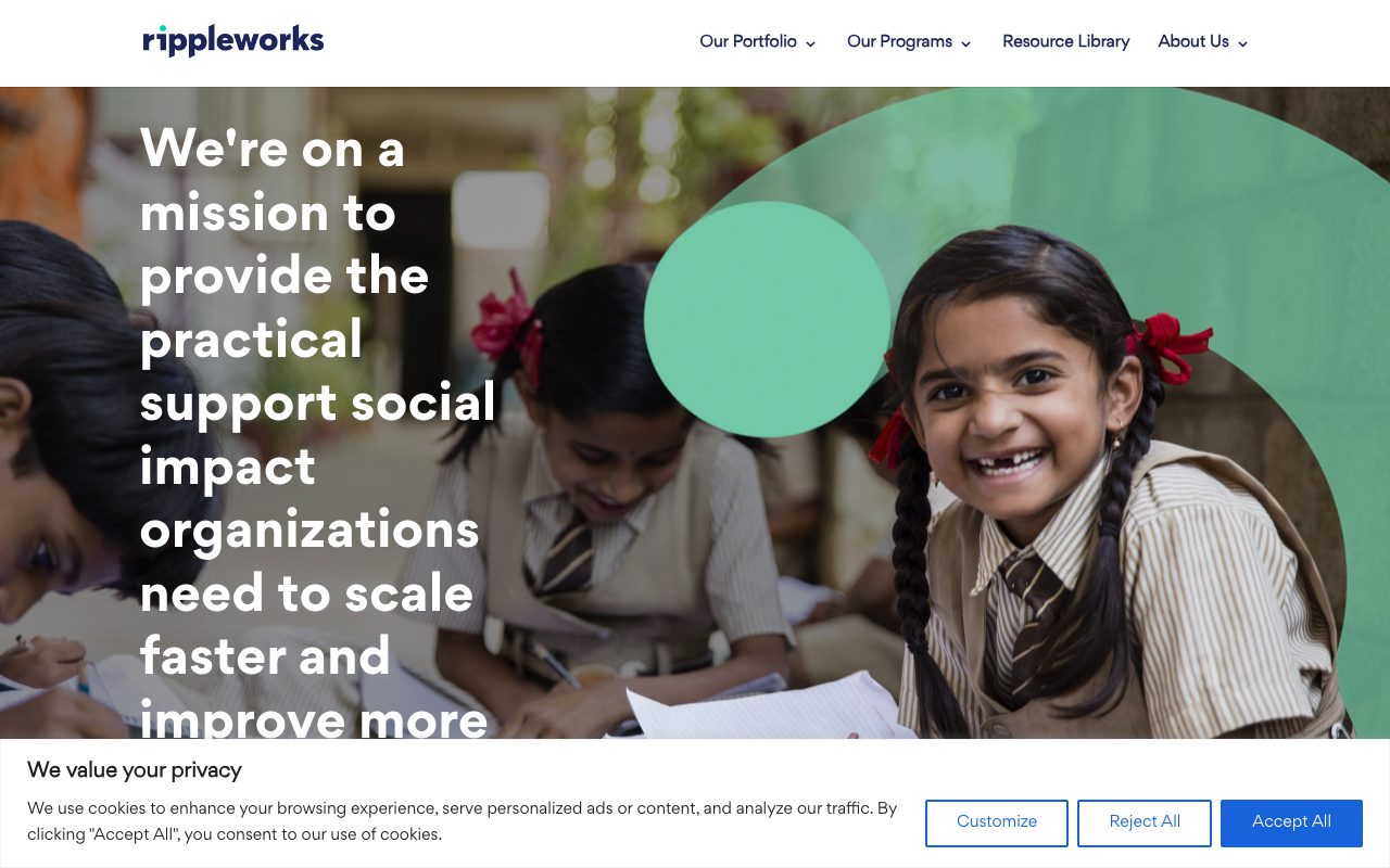 RippleWorks website