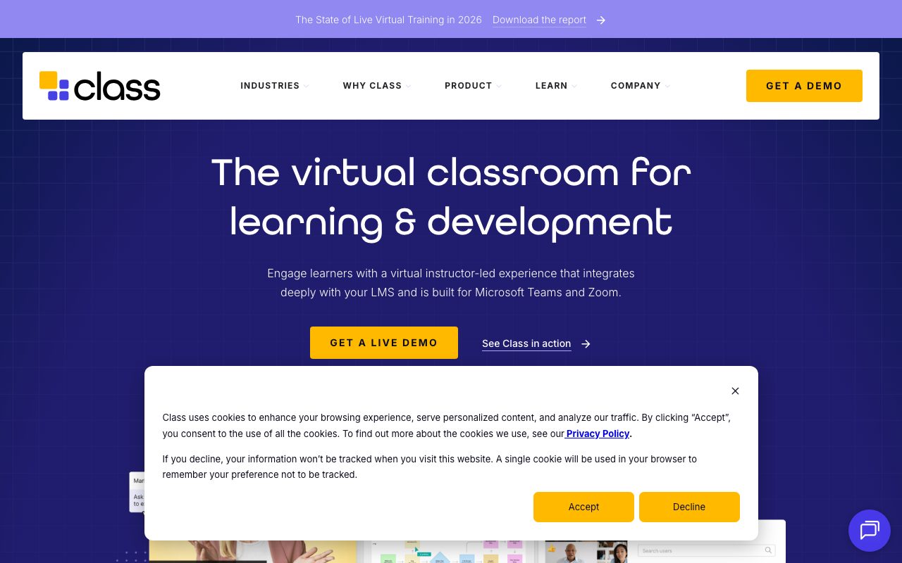 Class Technologies website