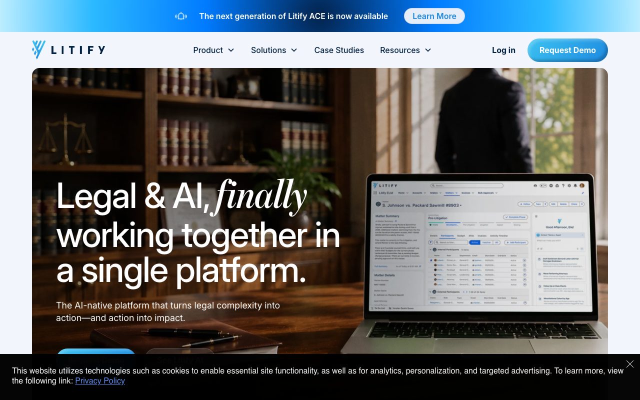 Litify website