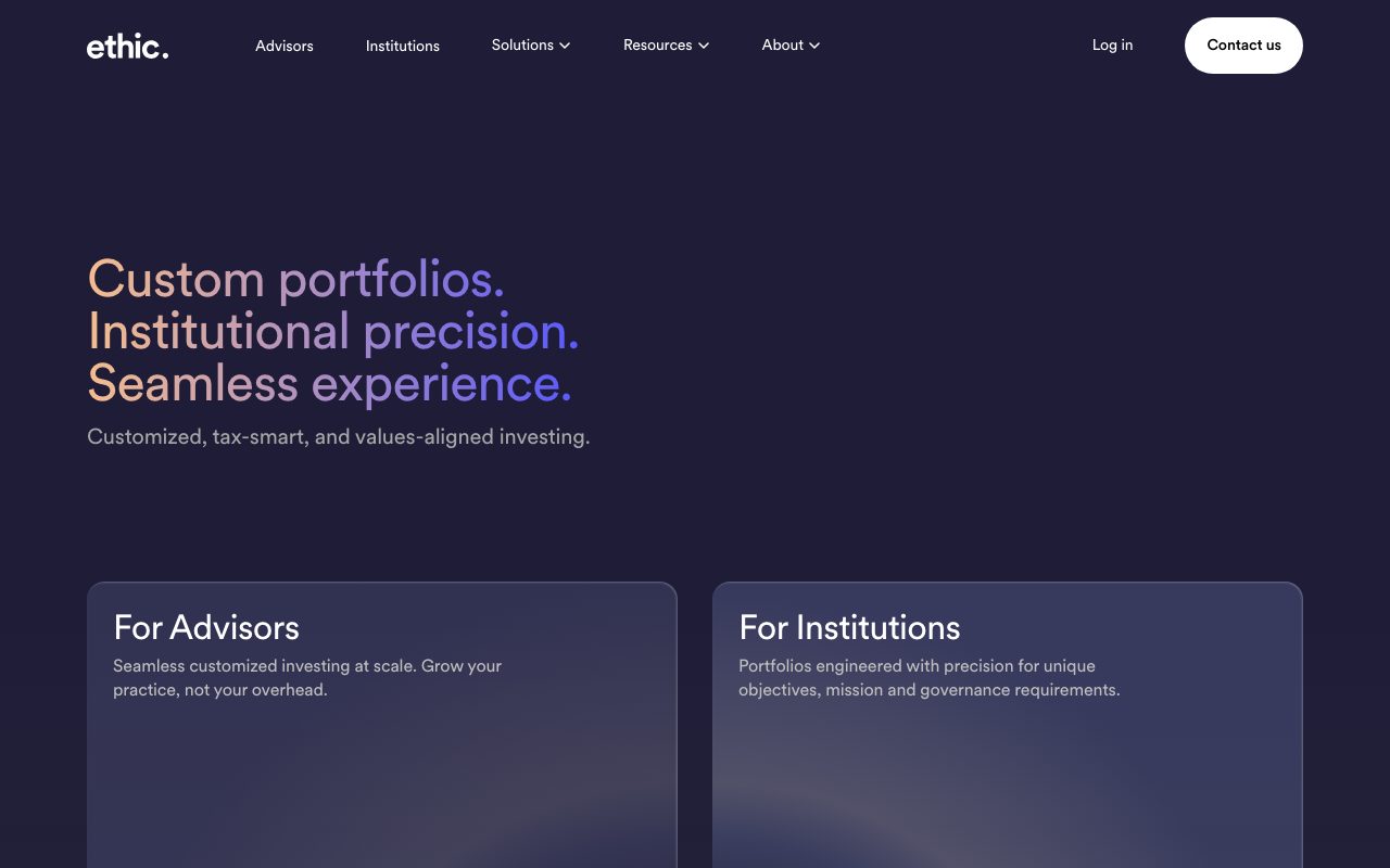 Ethic website