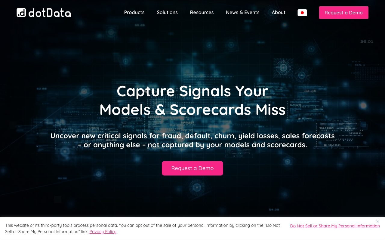 dotData website