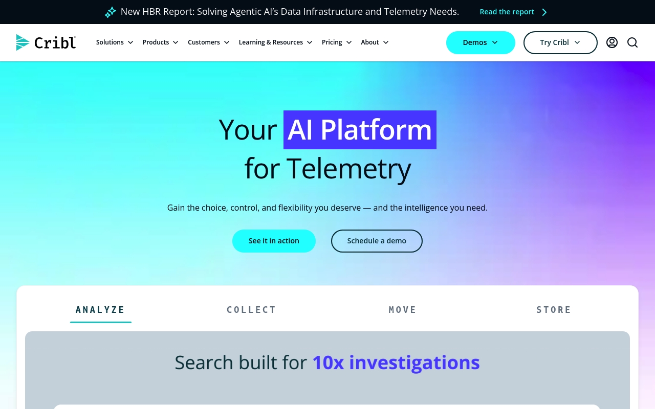 Cribl website