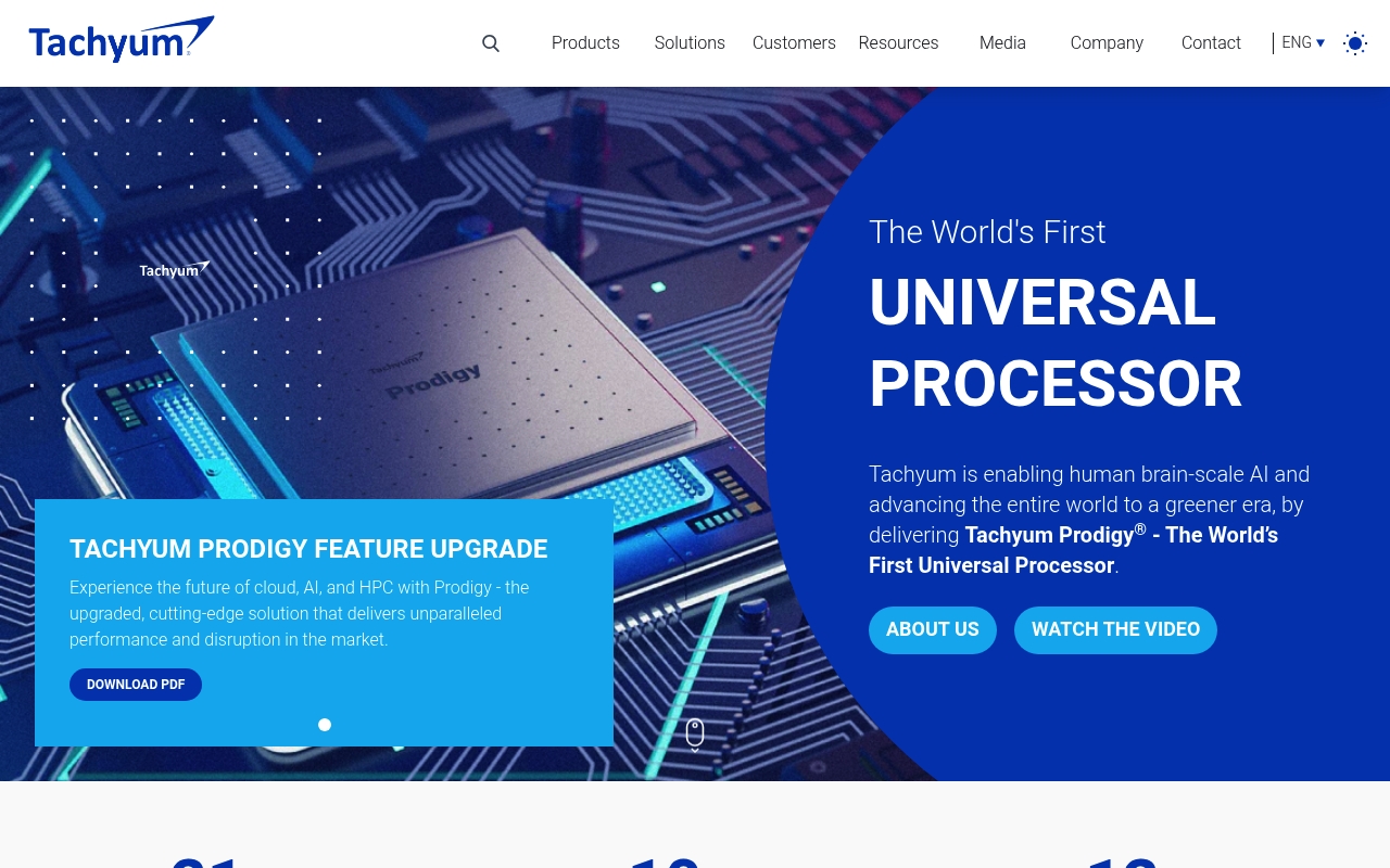 Tachyum website