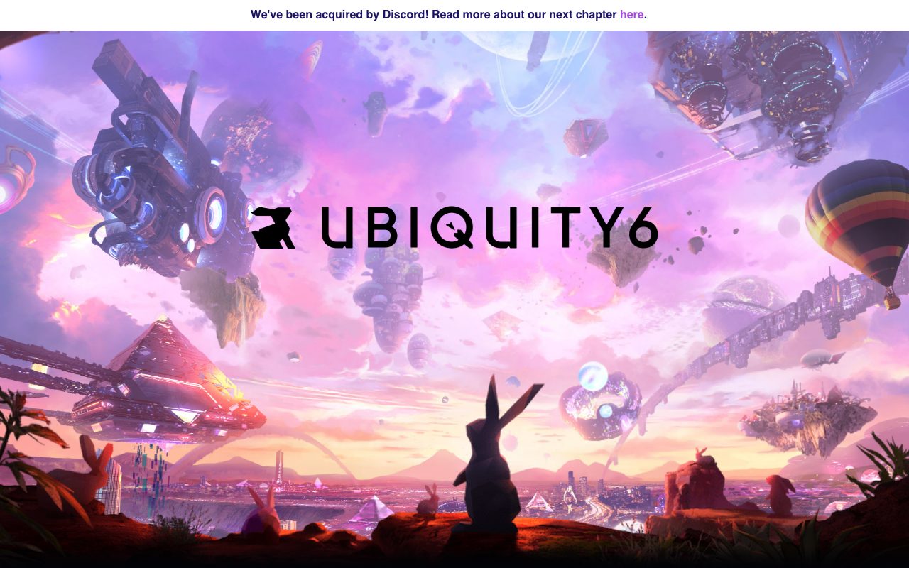 Ubiquity6 website
