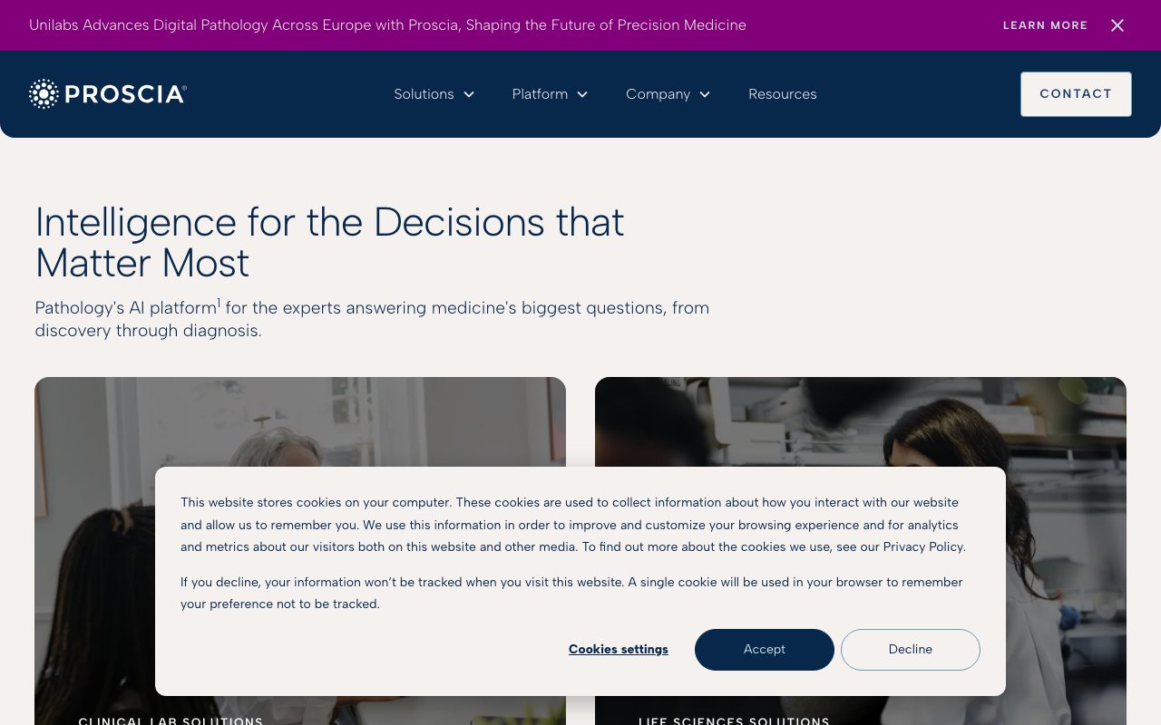 Proscia website