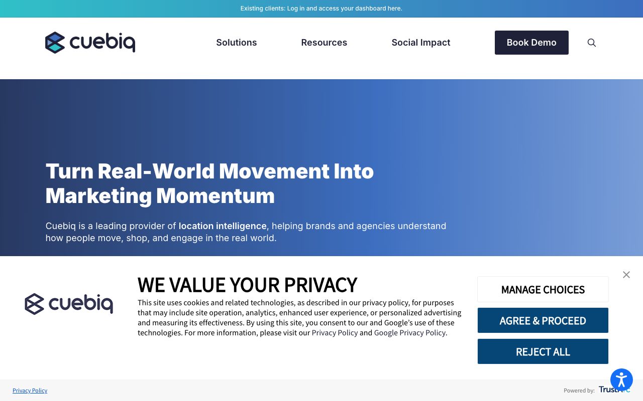 Cuebiq website