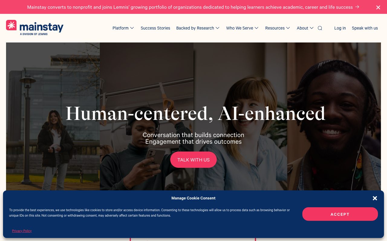 AdmitHub website