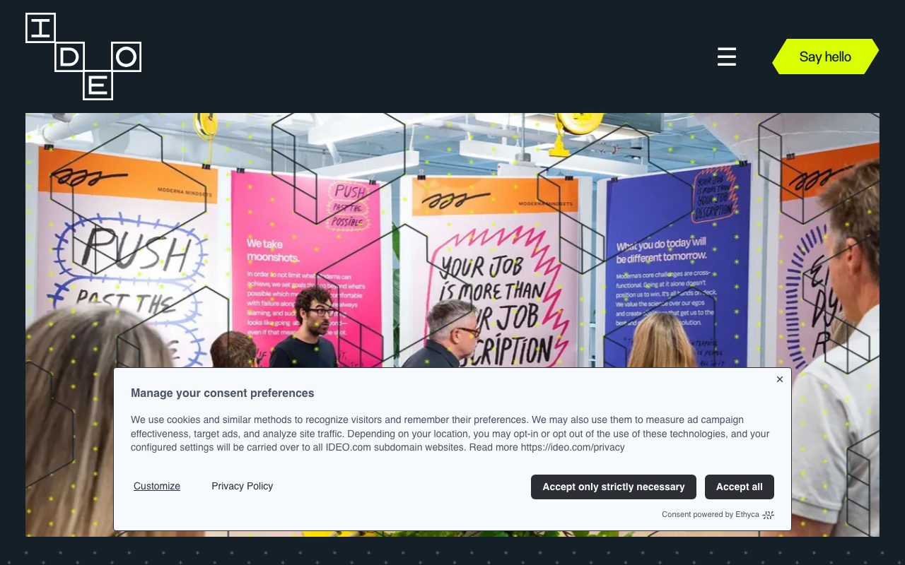 Ideo website