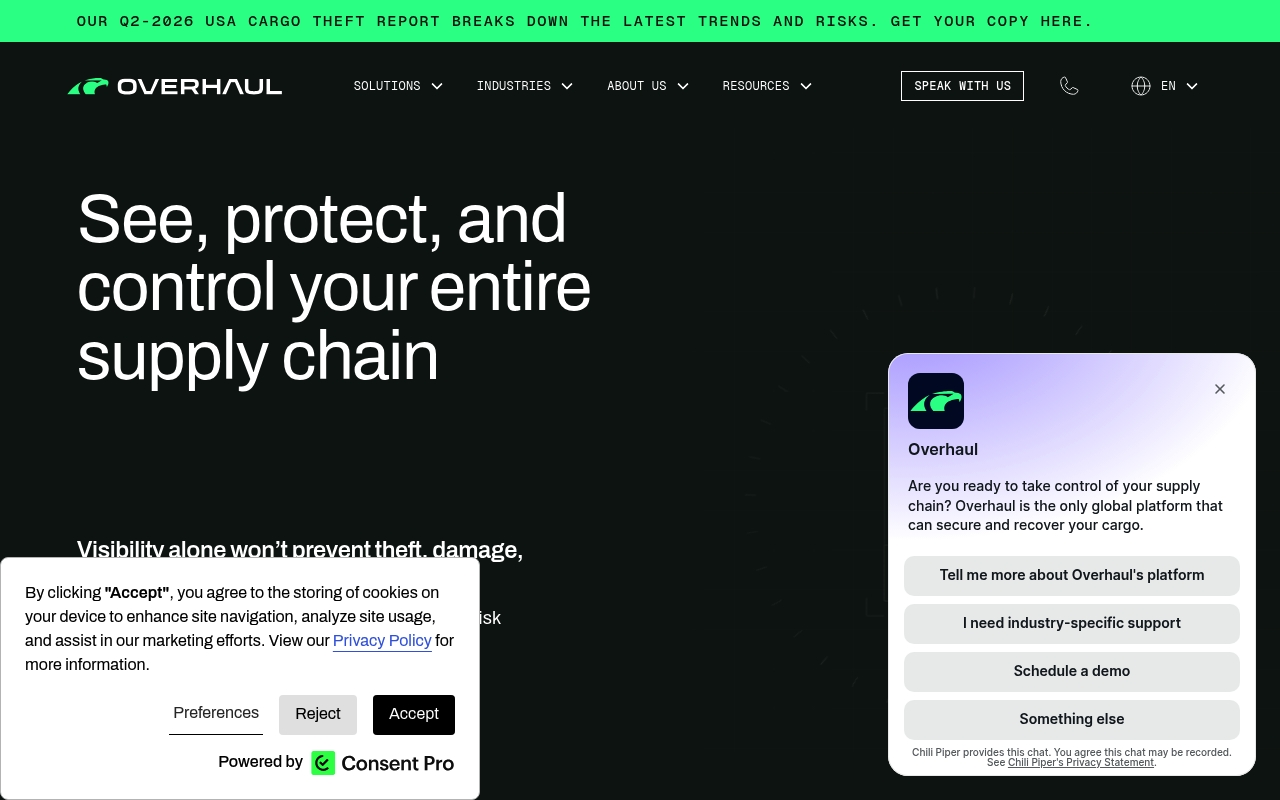 Overhaul website