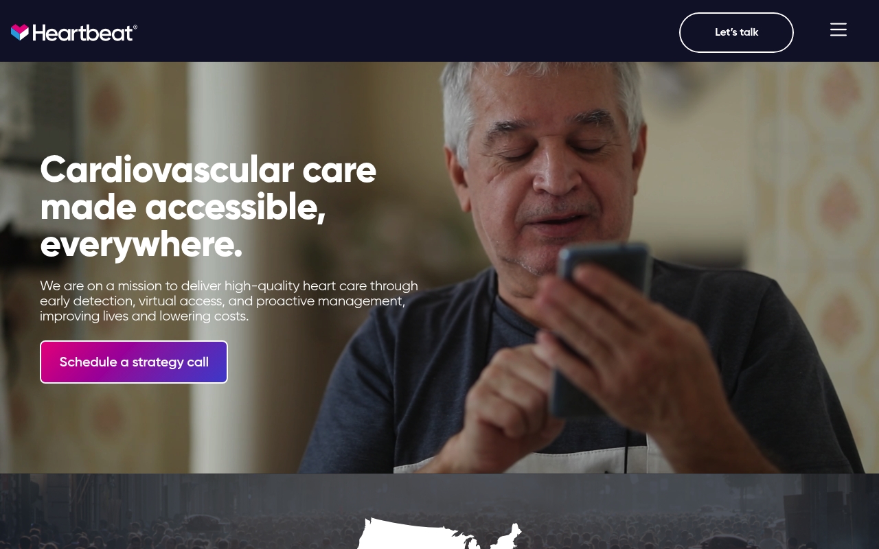 Heartbeat Health website
