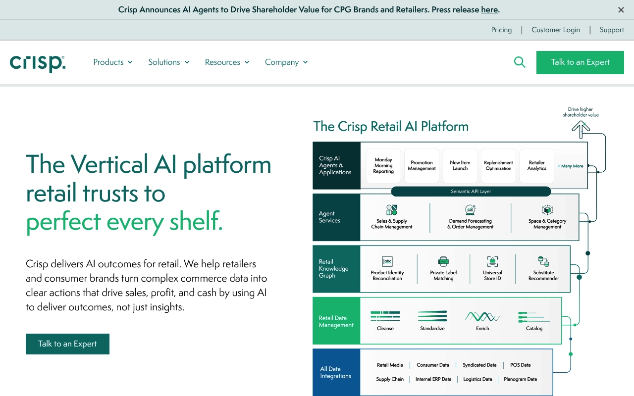 Crisp website