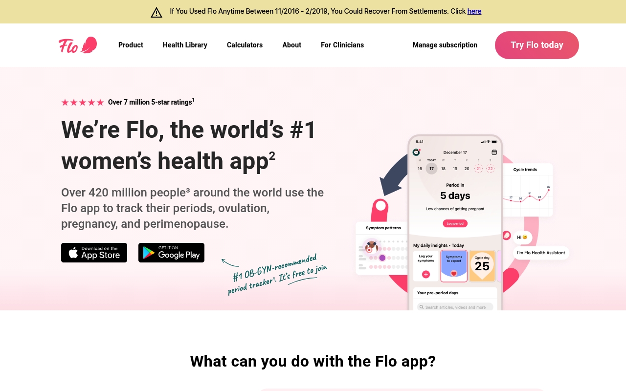 Flo Health website