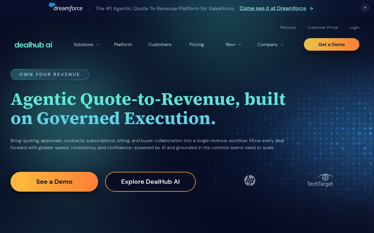 DealHub.io website