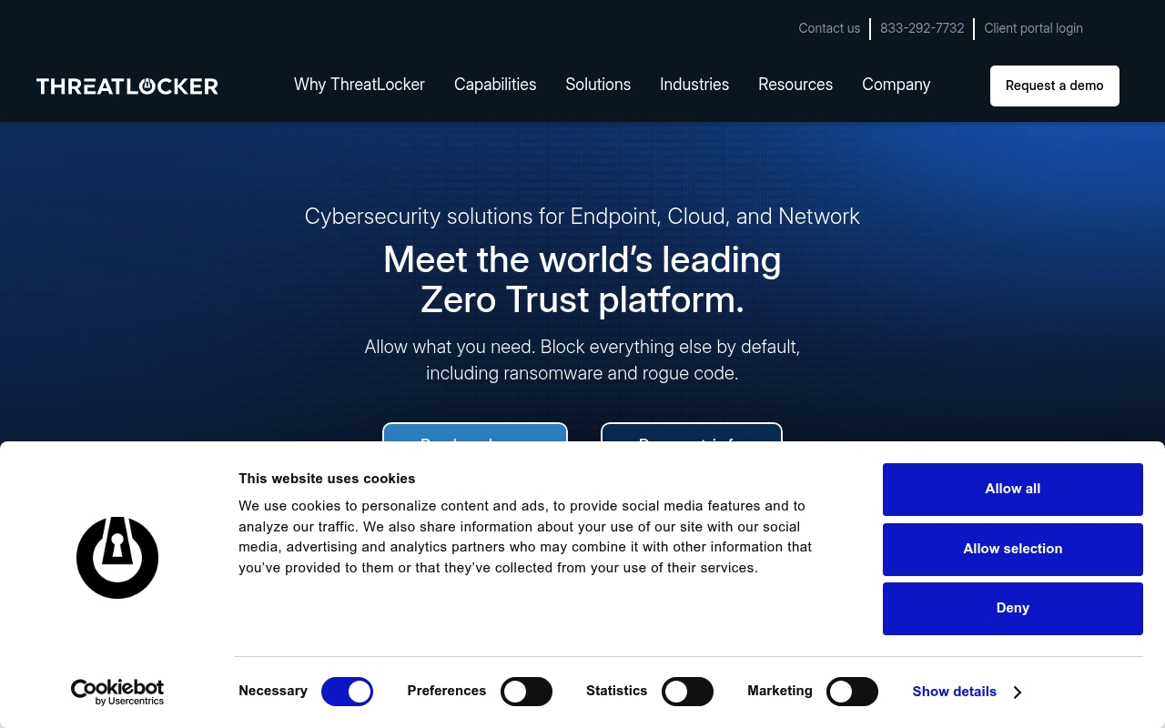 ThreatLocker Inc website