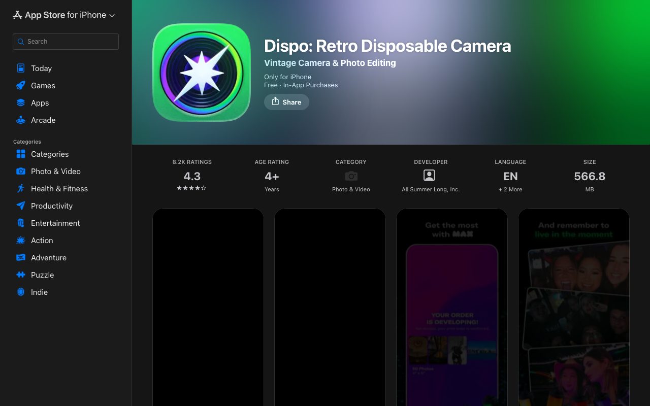 Dispo website
