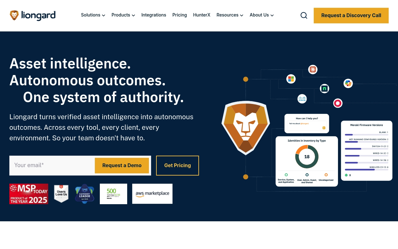 Liongard website